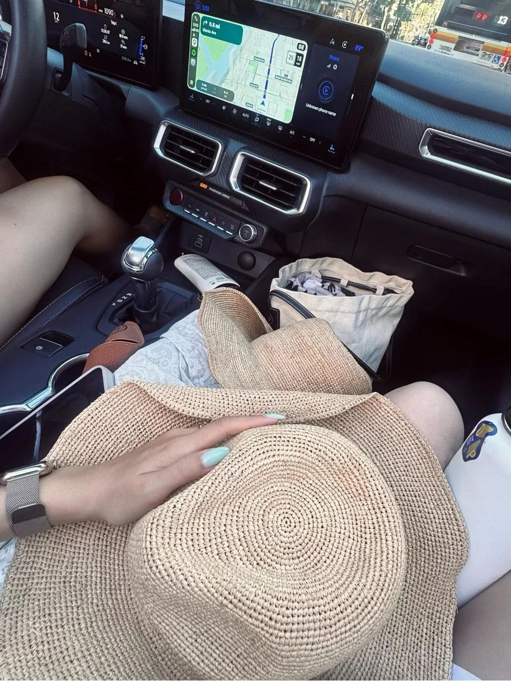 Wide Brim Straw Sun Hat in Natural - Women Accessories